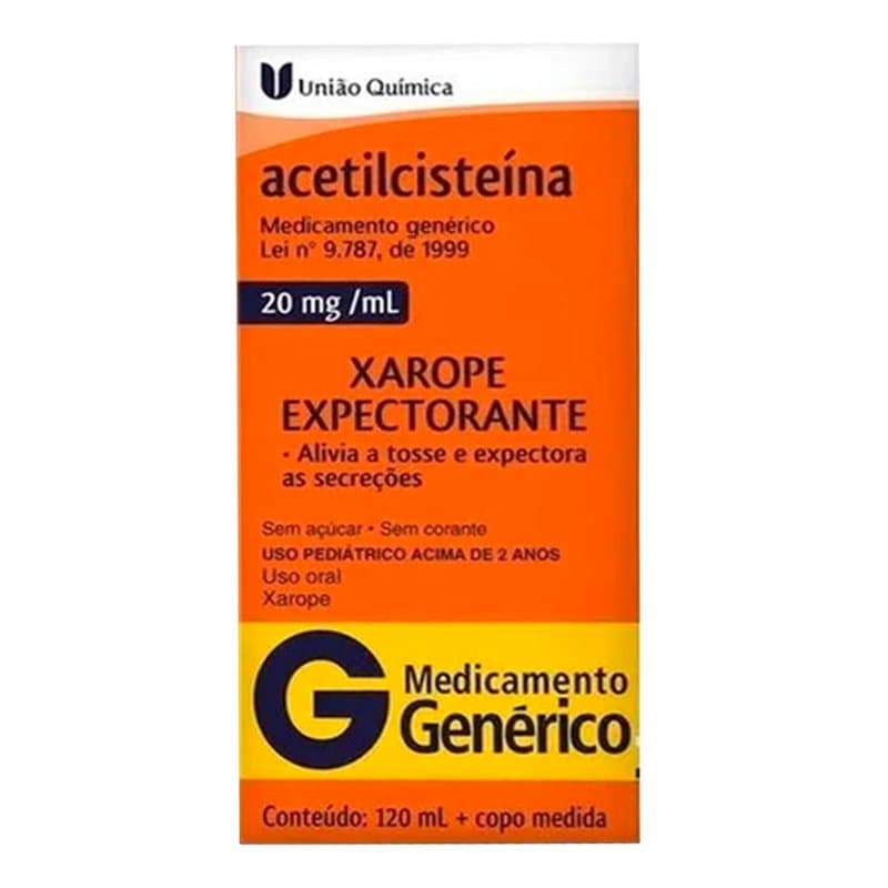 ACETILCISTEINA 20mg xpe fr 120ml inf