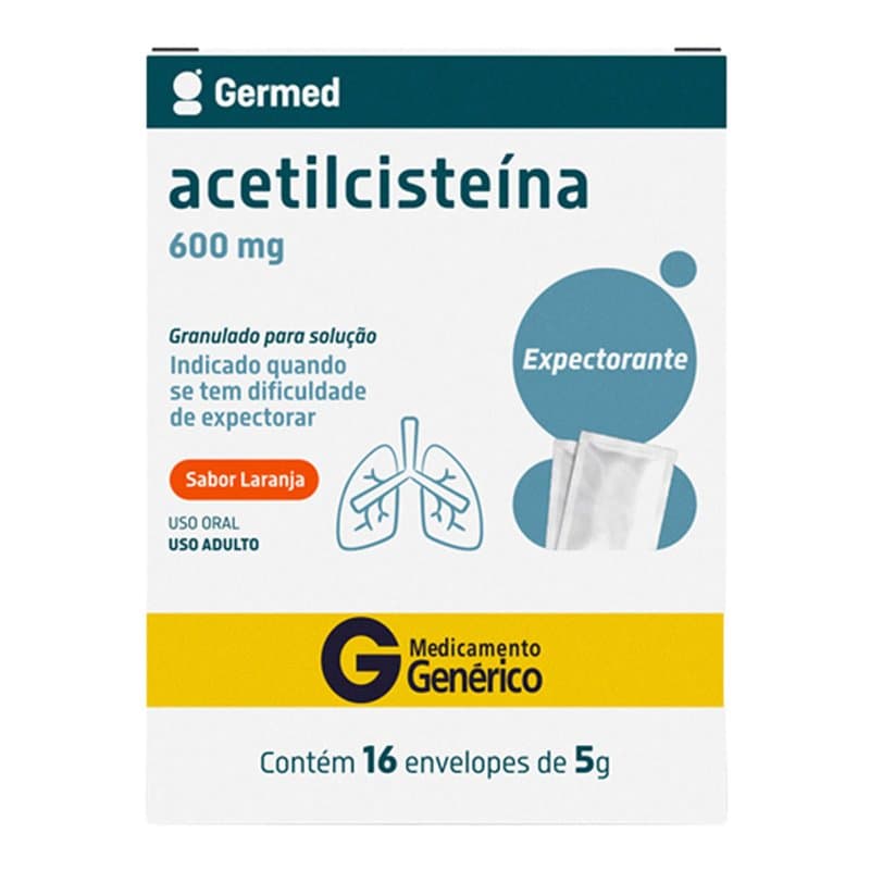 ACETILCISTEINA 600MG 16 ENV GERMED