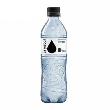 AGUA COM GAS 500 ML CRYSTAL