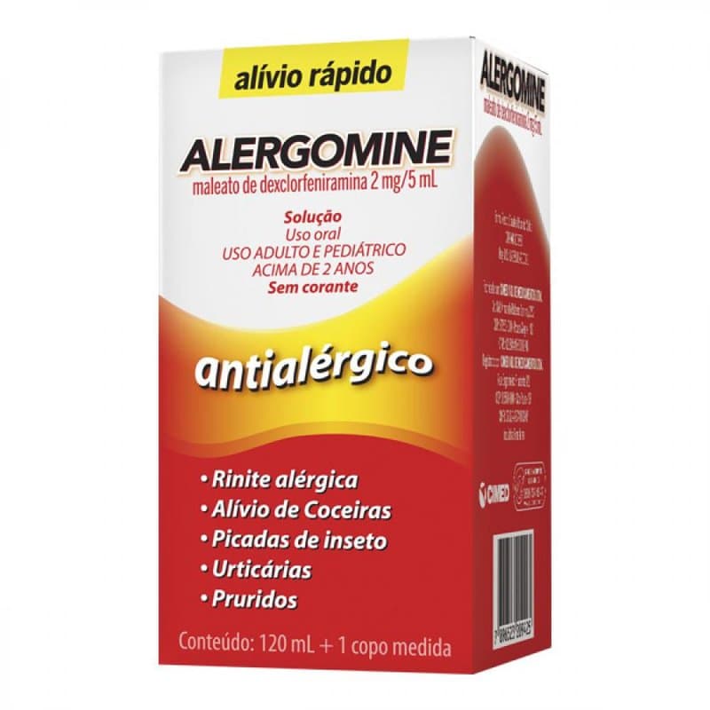 ALERGOMINE 0,4mg/ml sol or fr 120ml+cm