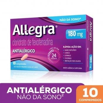 ALLEGRA 180MG 10´S