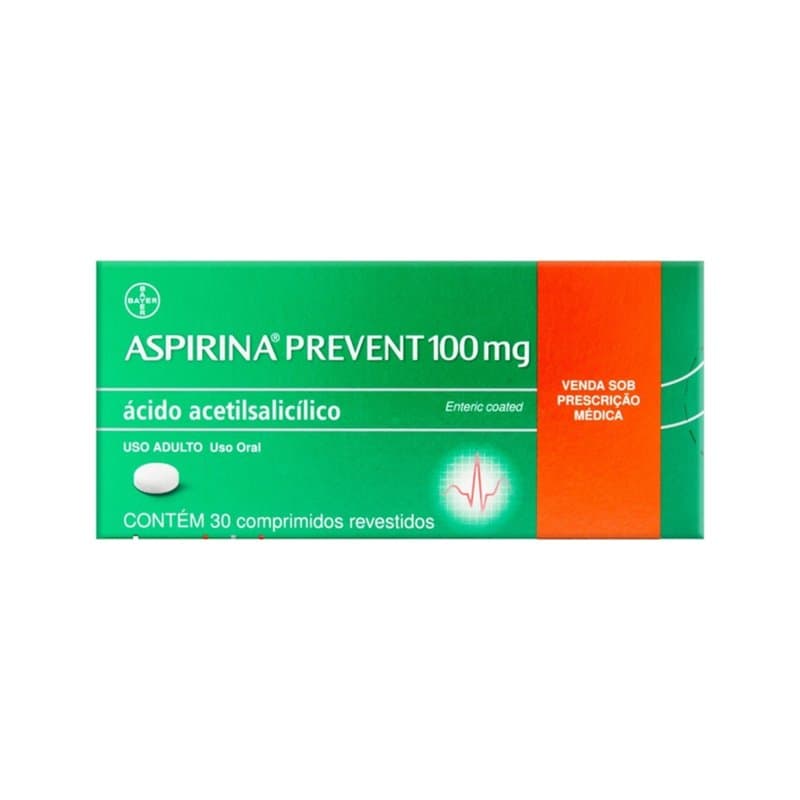 ASPIRINA PREVENT 100MG 30´S COMP REV