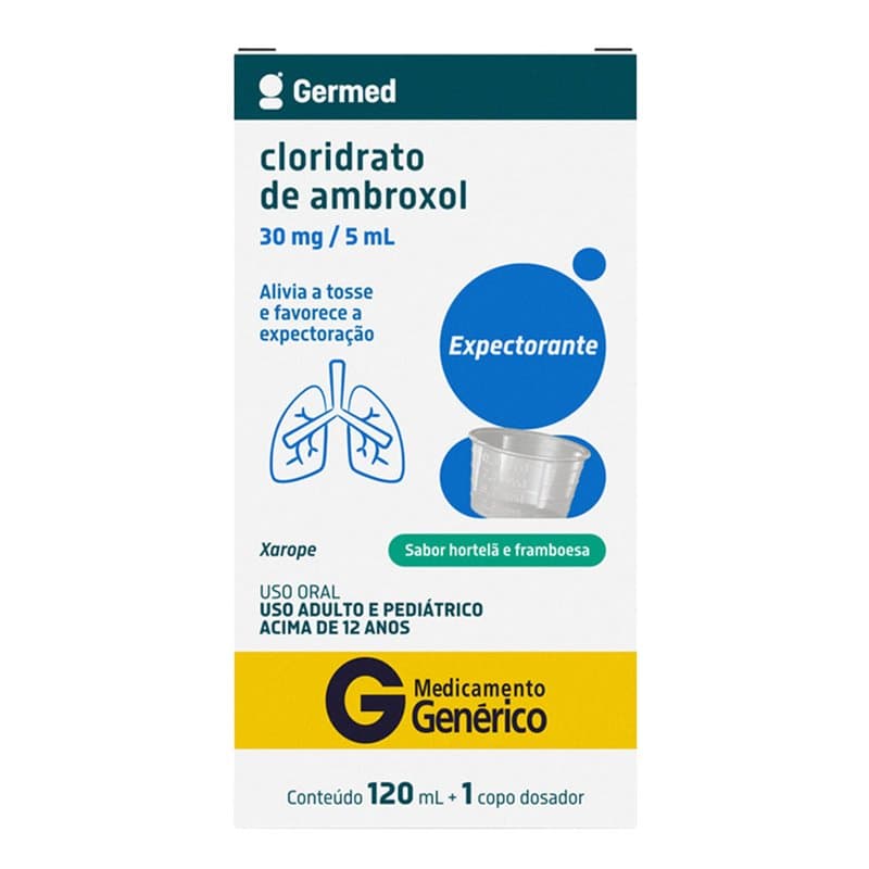CLORIDRATO DE AMBROXOL 6mg xpe fr 120ml+cm