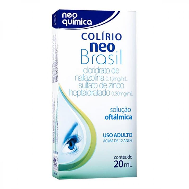 COLIRIO NEO BRASIL 0,15+0,30mg/ml sol oft fr x 20m