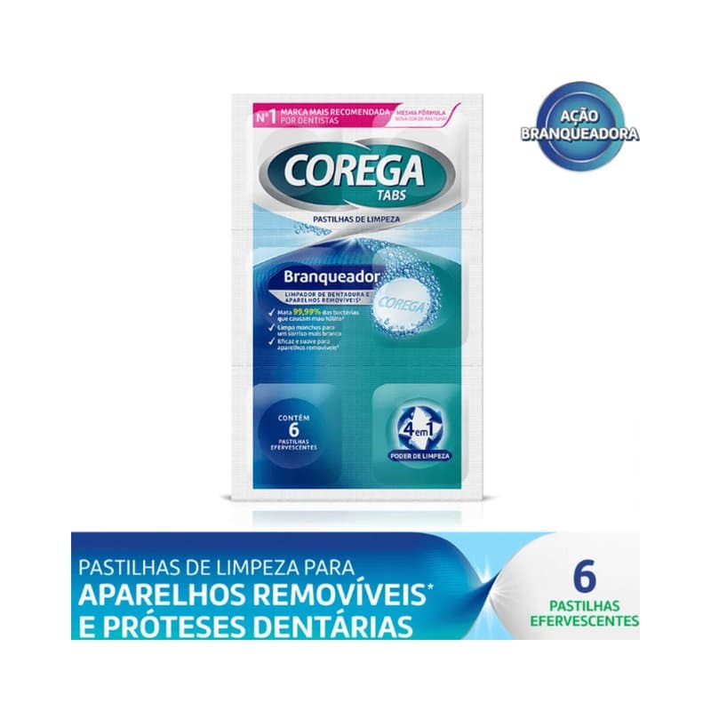 COREGA TABS BRANQUEADOR 6 PAST