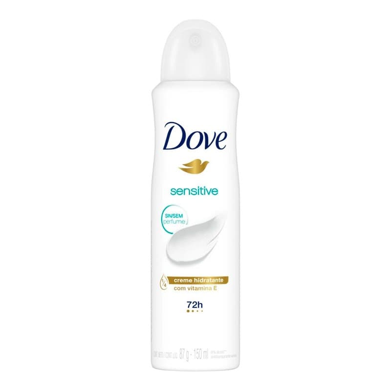 DA DOVE 150ML FEM SENSITIVE S/PERFUME 89G 15