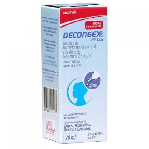 DECONGEX PLUS 2+2,5mg sol fr gts 20ml
