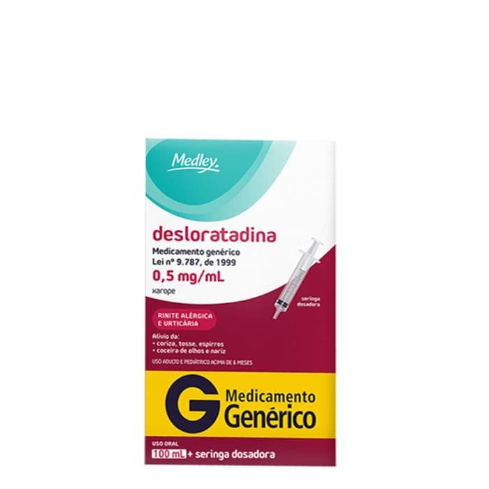 DESLORATADINA 0,5mg/ml xpe fr 100ml+ser dos