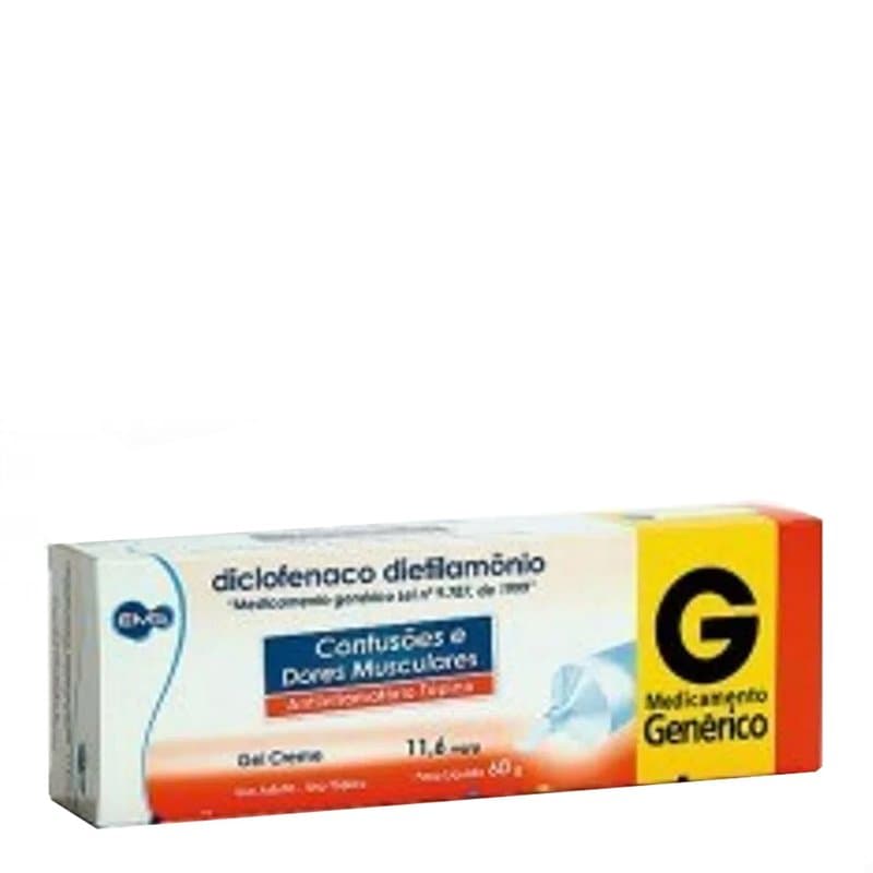 DICLOFENACO DE DIETILAMONIO 10MG/G GEL BG 60G