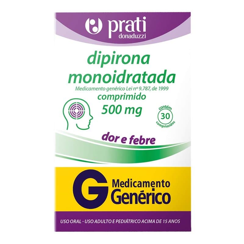 DIPIRONA 500MG 10´S PRATI