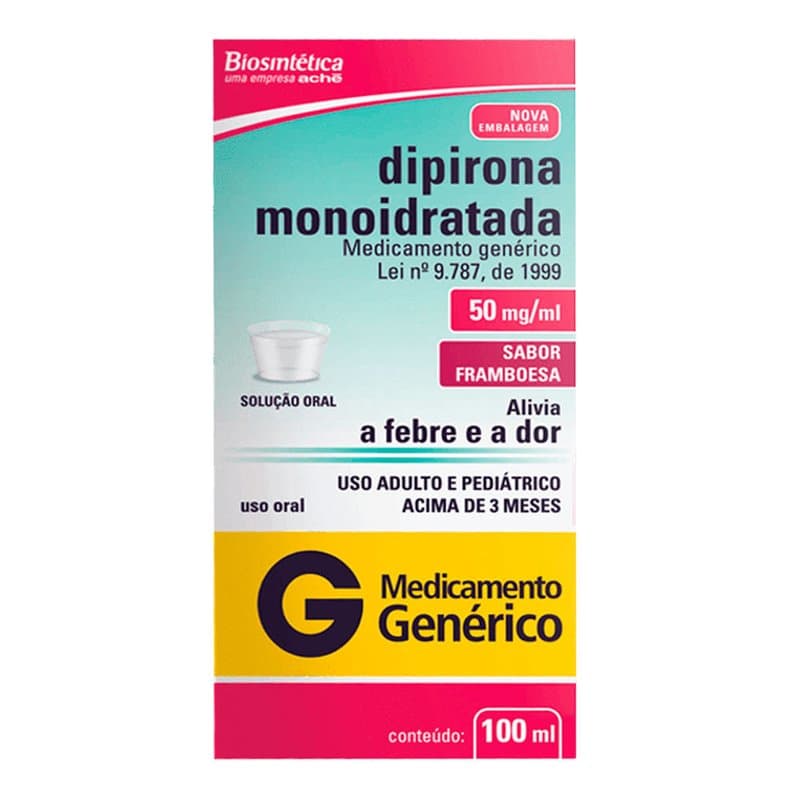 DIPIRONA SODICA 100ML BIOSINTETICA