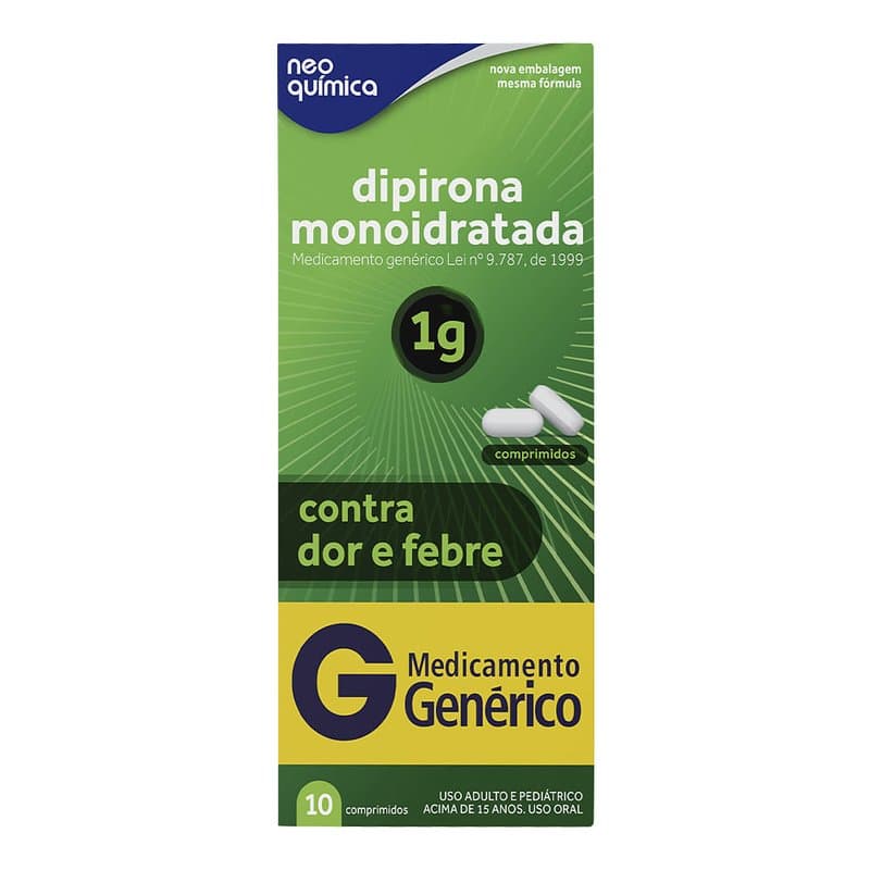DIPIRONA SODICA 1G 10´S CIMED
