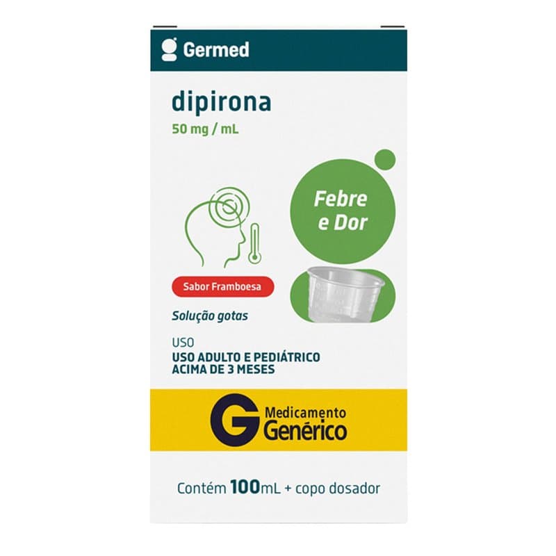 DIPIRONA SODICA 50mg sol oral fr 100ml
