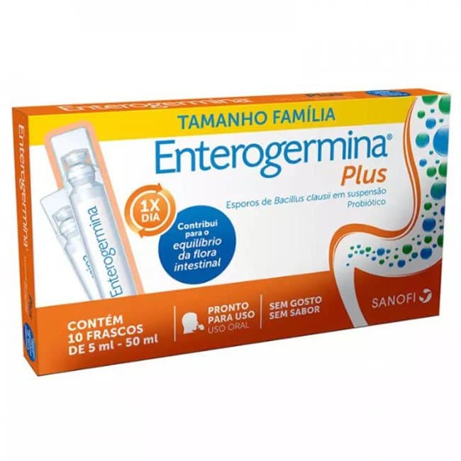 ENTEROGERMINA PLUS 4bcfu/5ml x 5 frascos