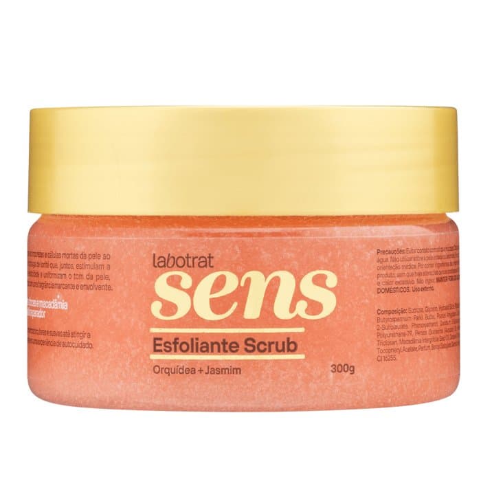 ESFOLIANTE LABOTRAT PESSEGO 300G