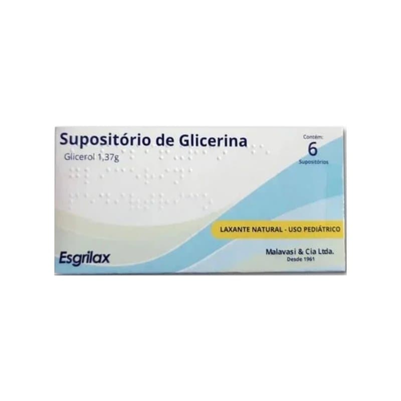 ESGRILAX C/6 SUPOSITORIO ADULTO