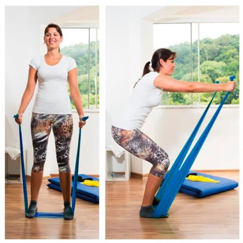 FAIXA ELASTICA P/ COTOVELO AZUL