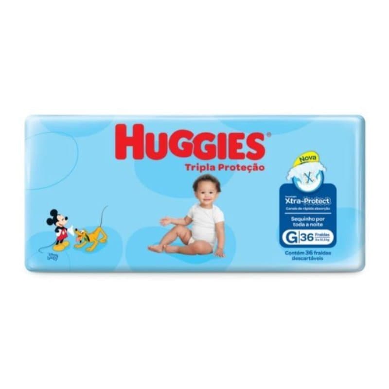 FR HUGGIES MEGA M 36 UN