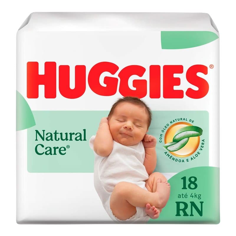 FR HUGGIES NATURAL CARE RN 18UN