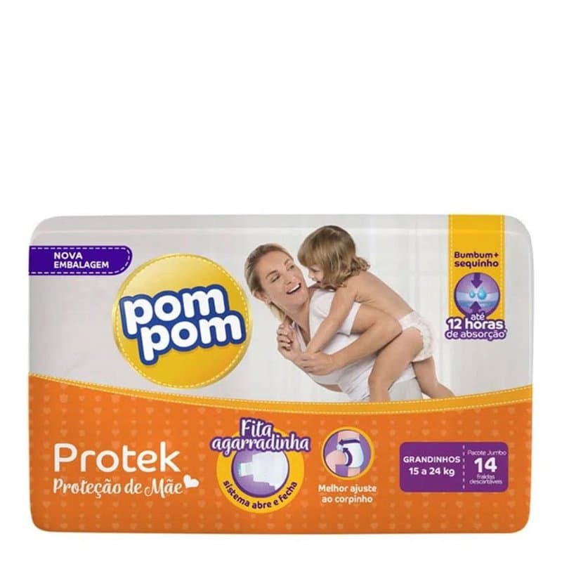 FR POM POM GRANDINHOS 14UN