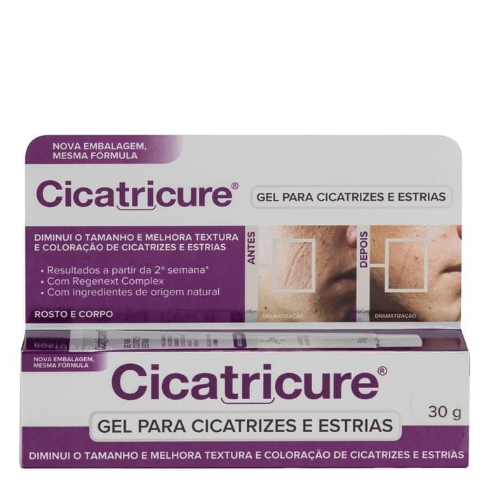 GEL CICATRICURE CICATRIZES E ESTRIAS