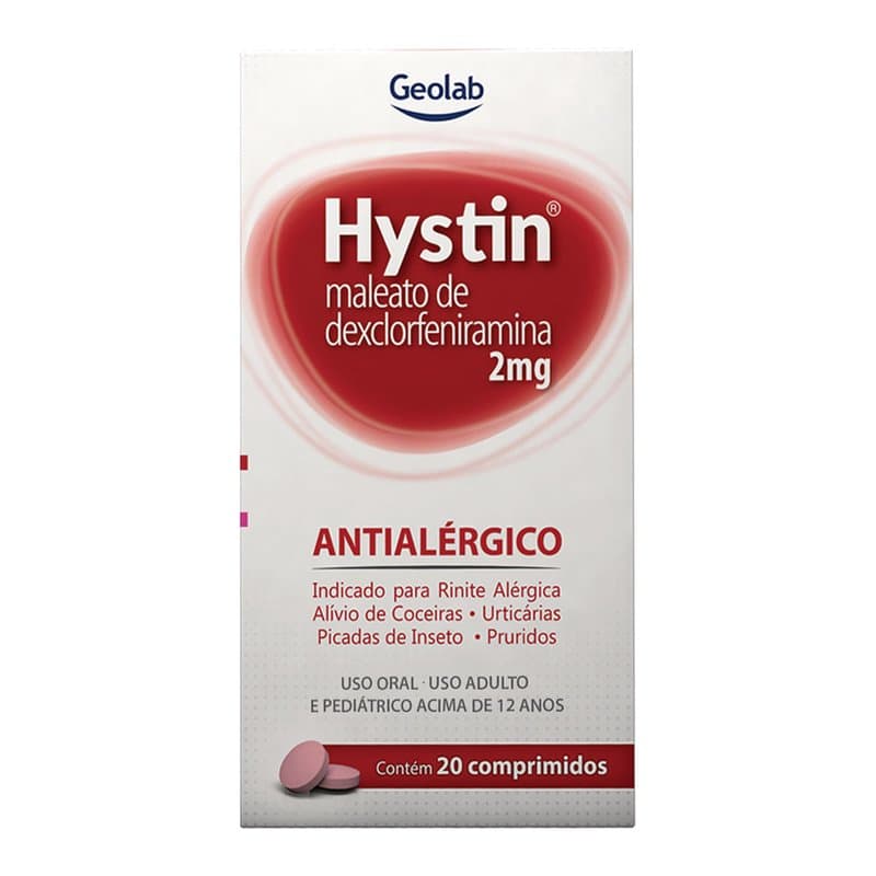 HYSTIN 2MG 20´S