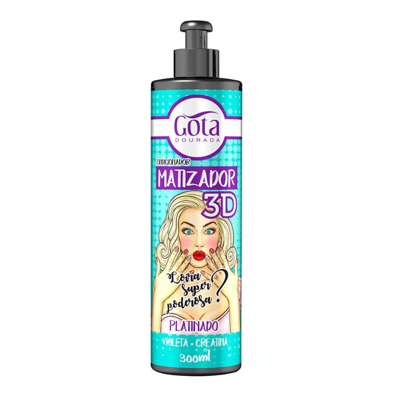 KIT GOTA DOURADA AMARELO 300ML