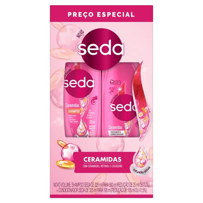 KIT SEDA SH 300ML+CO LISO PERFEITO 190ML
