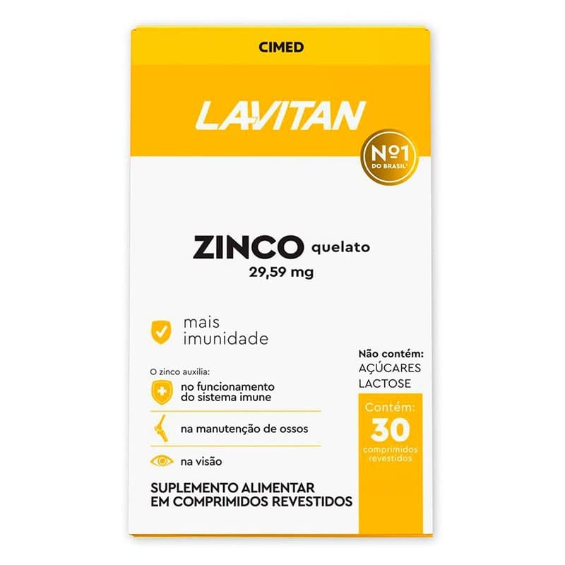 LAVITAN ZINCO 29,59MG 30´S
