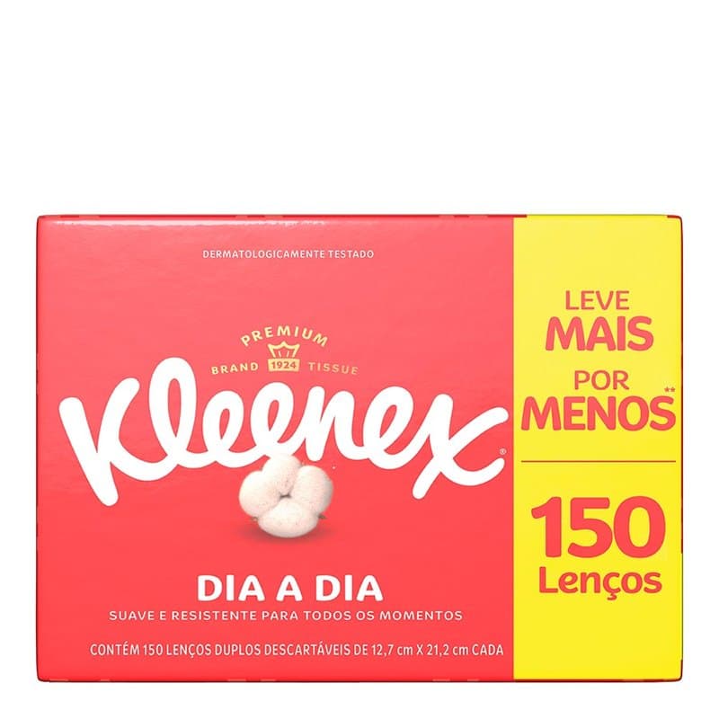 LENCO PAPEL KLEENEX 100UN DIA A DIA L100P80