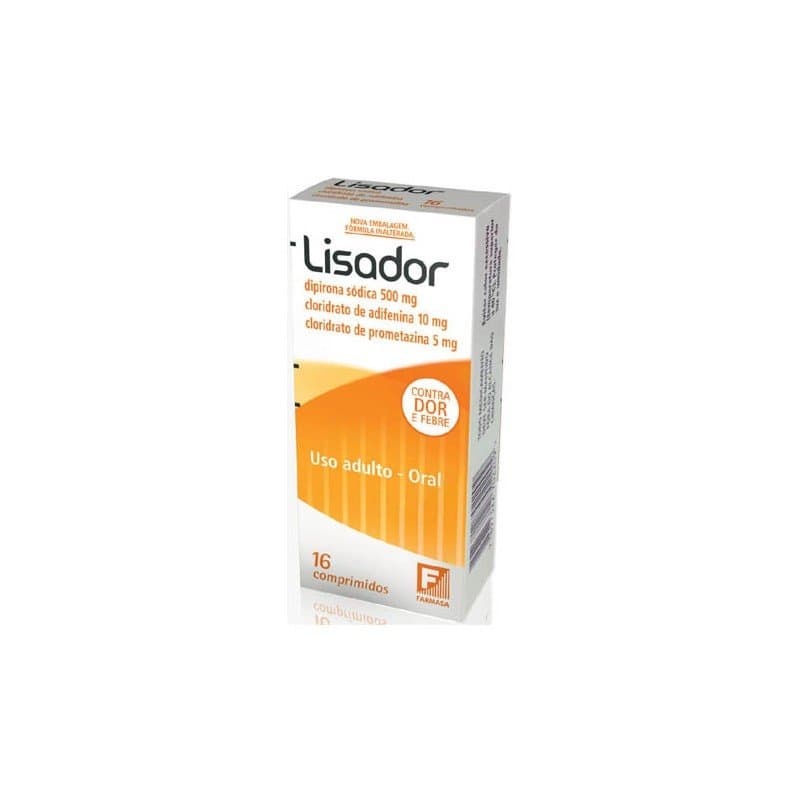 LISADOR 500+5+10MG 16´S
