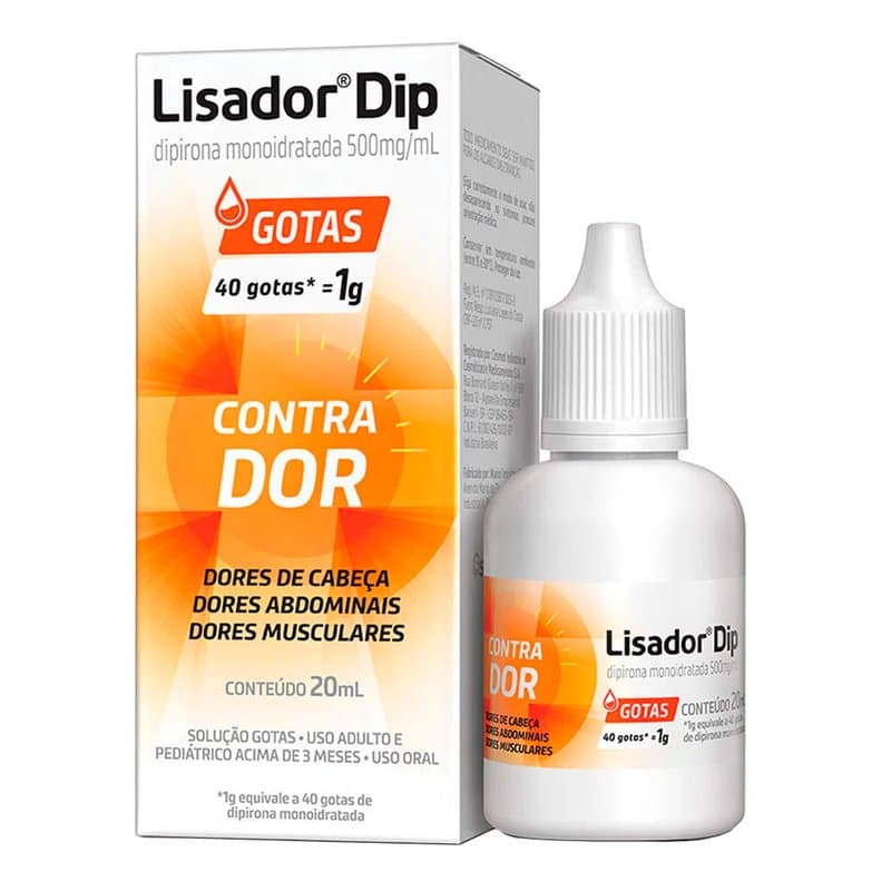 LISADOR DIP 500mg/ml sol or fr x 20ml
