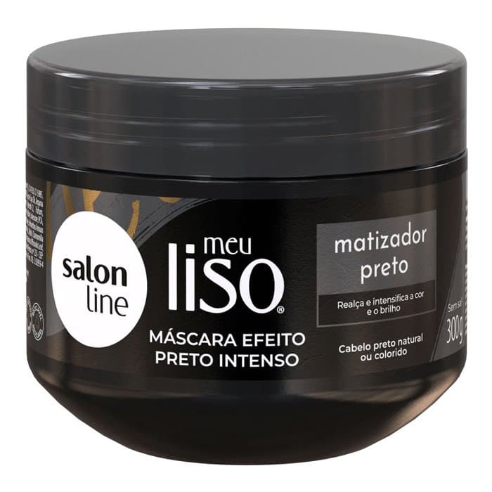 MATIZADOR PRETO SALON LINE MEU LISO 300G