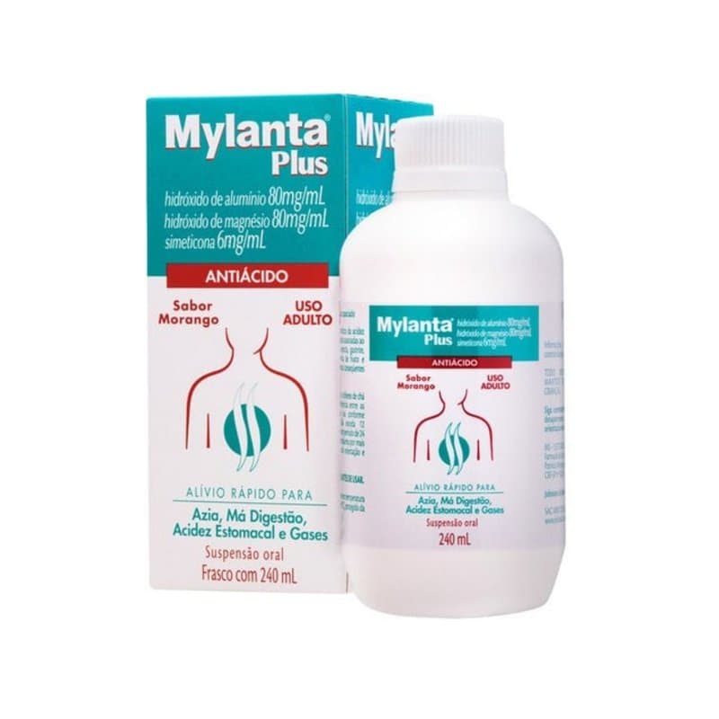 MYLANTA 80+80+6mg sus or liq fr 240ml sb morango