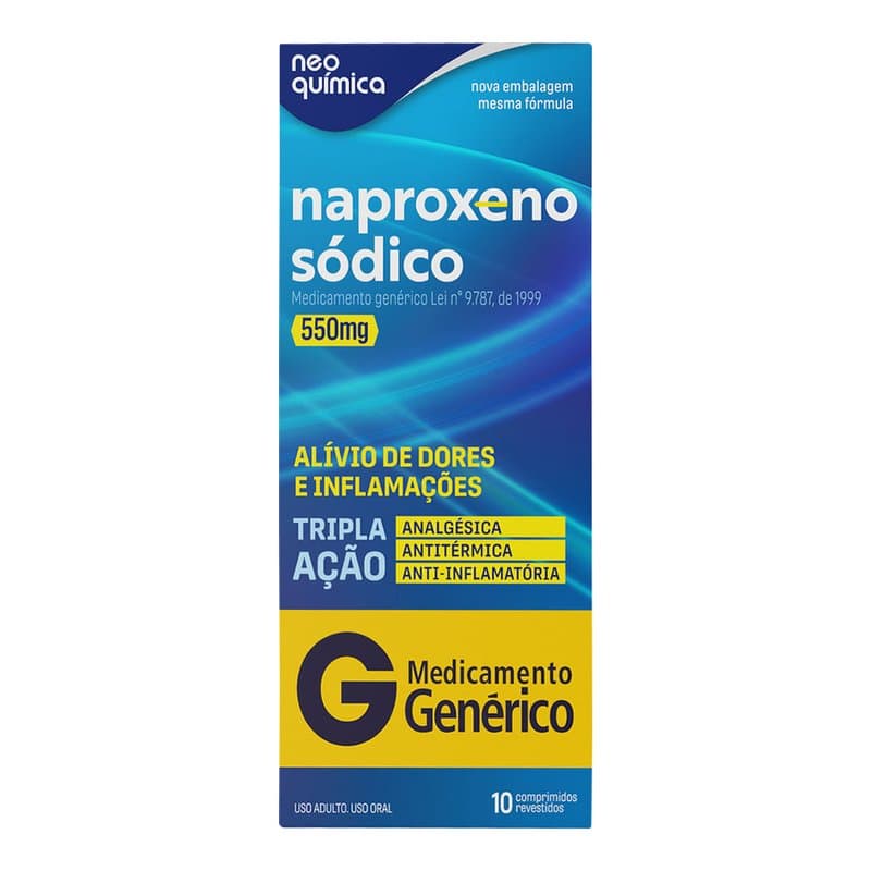 NAPROXENO SODICO 550MG 10´S NEO QUIMICA