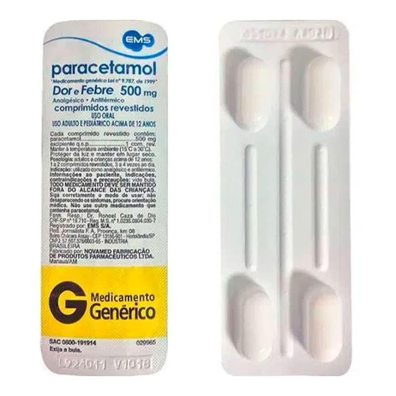 PARACETAMOL 500MG 20´S PRATI