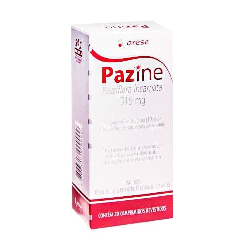 PAZINE 315MG 30CP