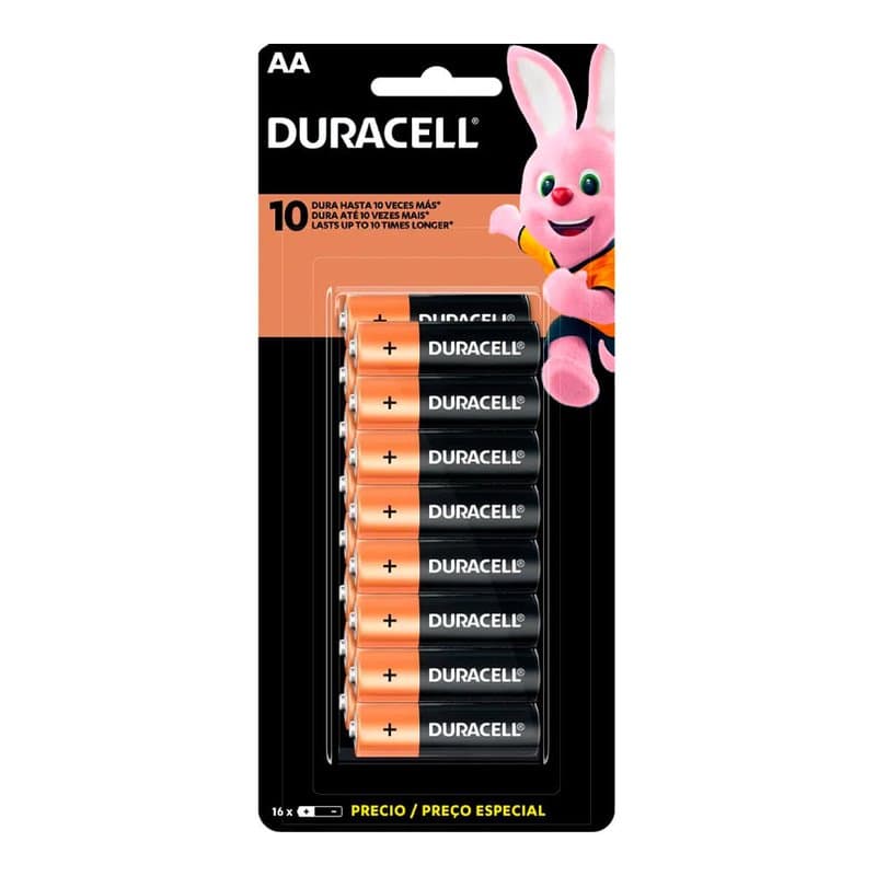 PILHA DURACELL AA 4UN