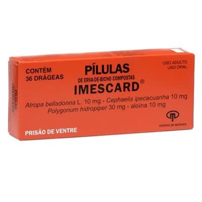 PILULAS IMESCARD 36´S