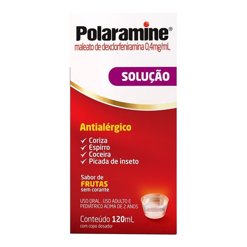 POLARAMINE 0,4mg liq fr 120ml