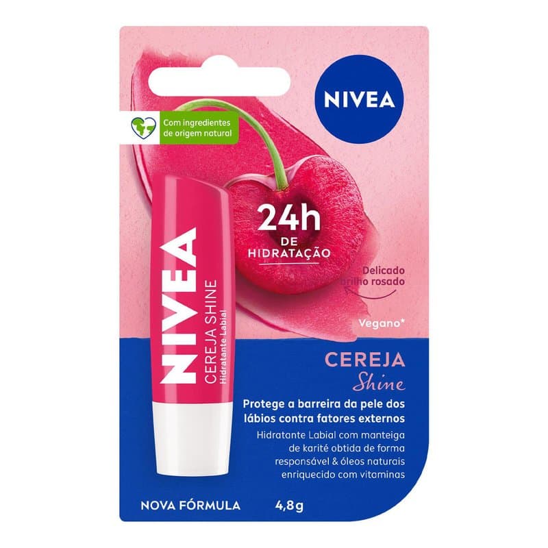 PROT LABIAL NIVEA CEREJA SHINE