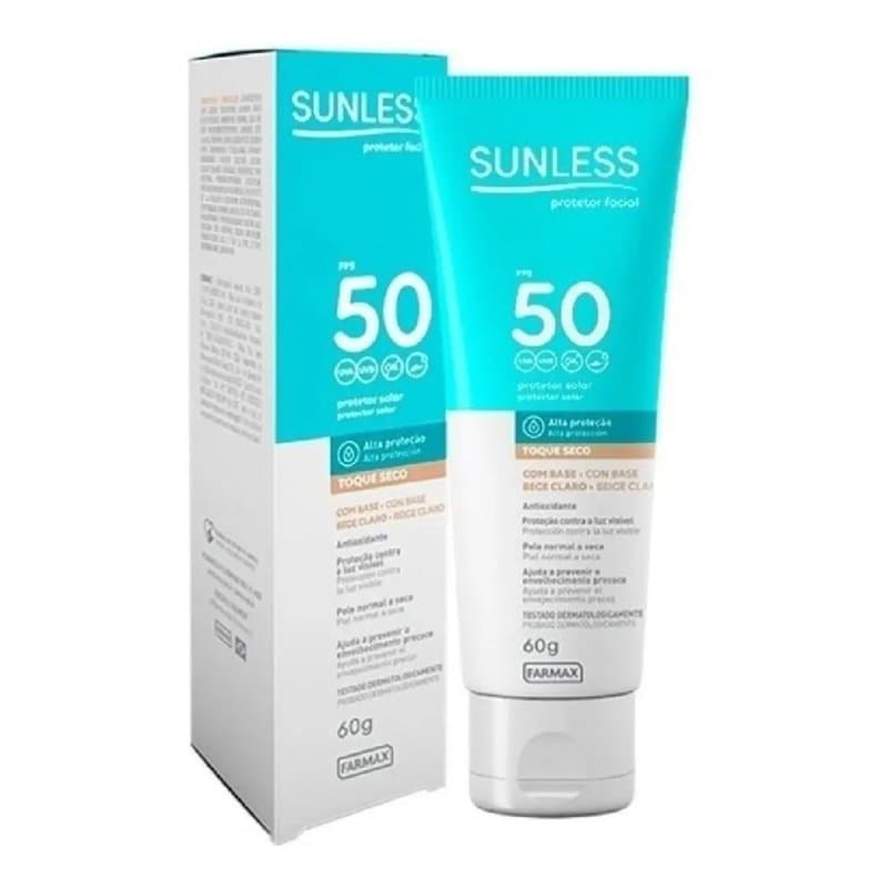 PROT SOLAR SUNLESS FPS 50 COM COR CLARA