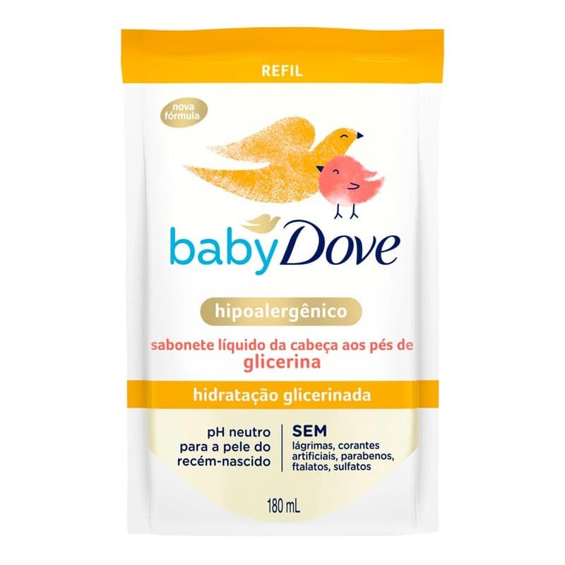 ST DOVE BABY LIQ GLICERINA REFIL 180ML