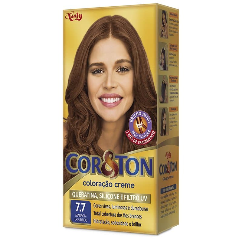 TINTA KOLESTON 77 MARROM DOURADO