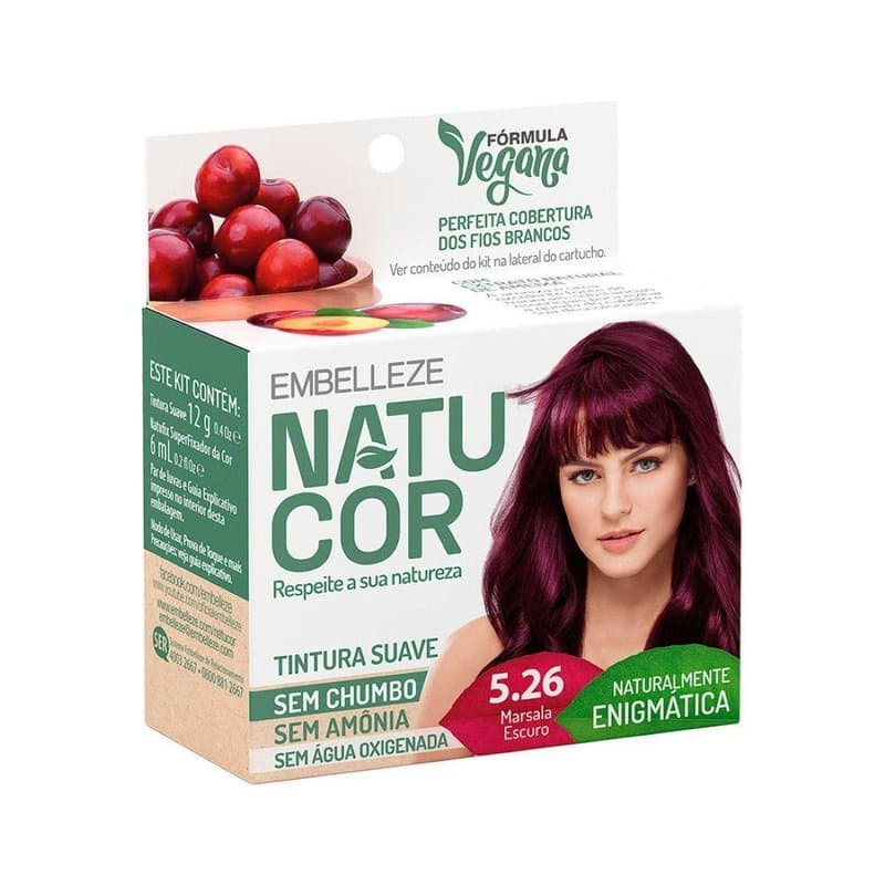 TINTA NATUCOR 5.26 MARSALA ESC
