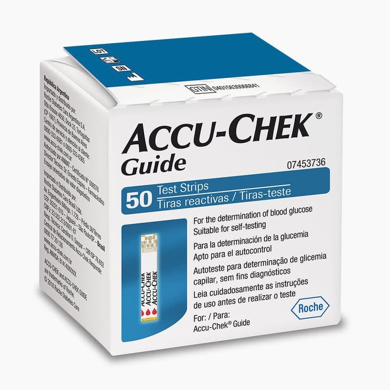 TIRA ACCU-CHECK GUIDE 50 UNIDADES