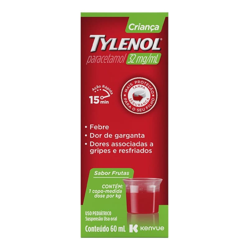 TYLENOL CRIANCA SUSP 60ML