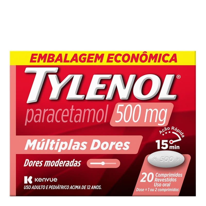 TYLENOL DC 500MG 20´S