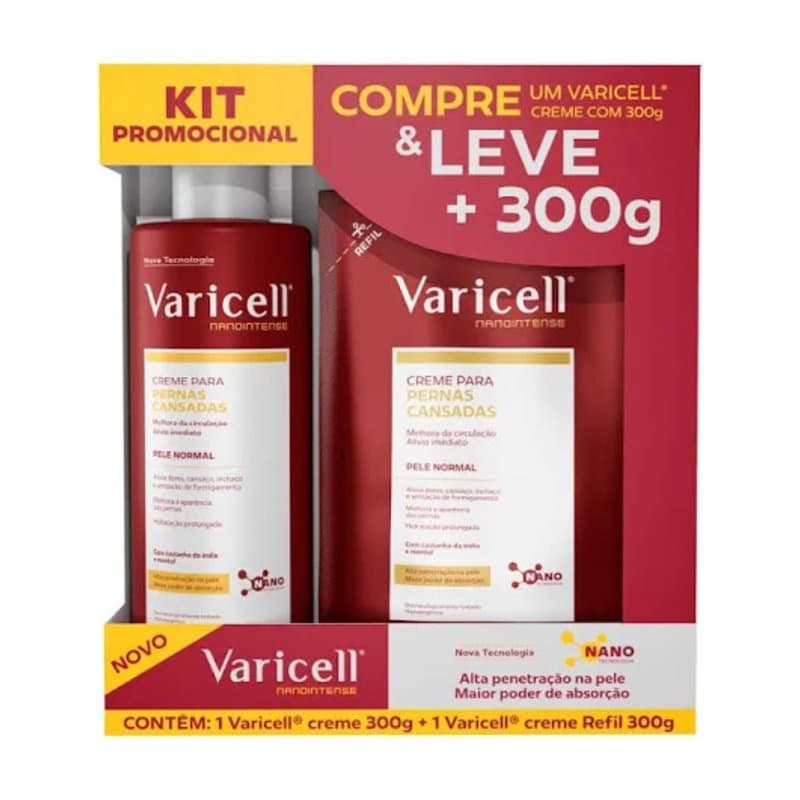 VARICELL CREME 300G PELE EXTRA