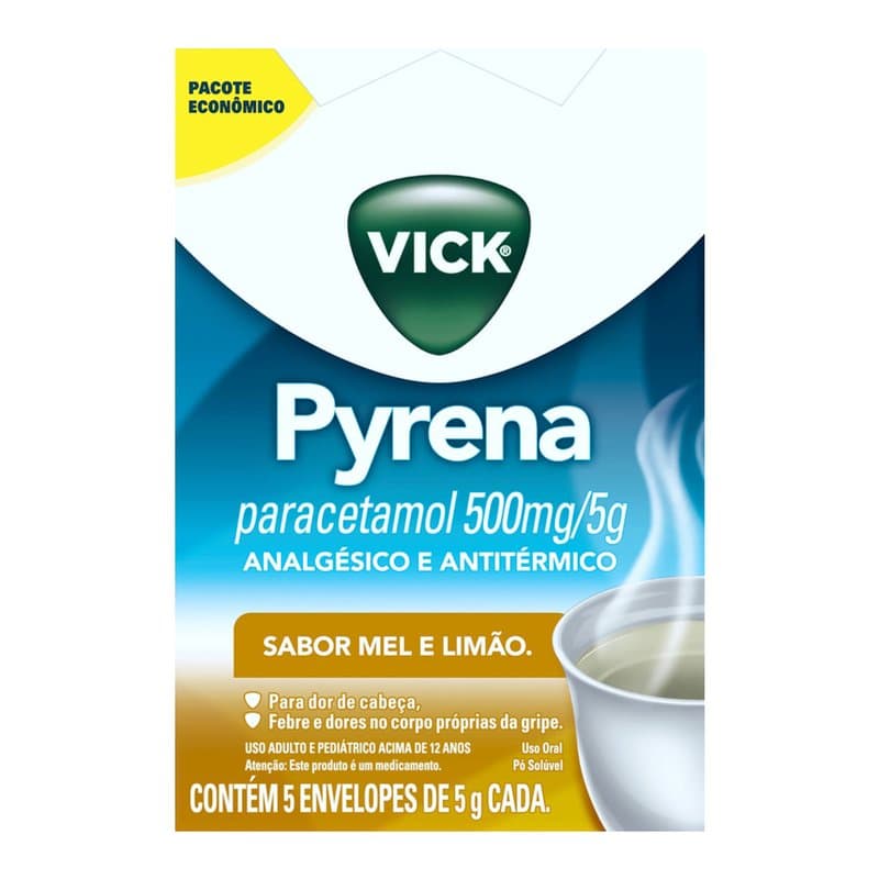 VICK PYRENA BOX 500MG PO 5 ENV X 5G SB MEL E
